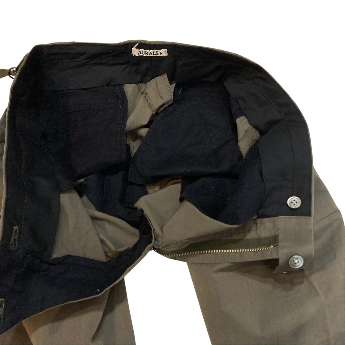AURALEE(オーラリー) FINX SILK CHAMBRAY SLACKSスラックスA8SP03SC