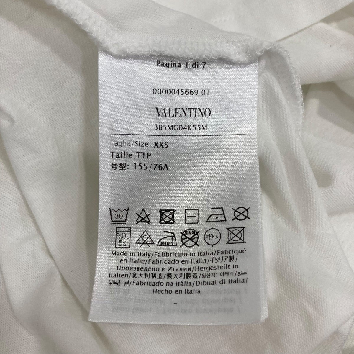 VALENTINO 半袖Tシャツ3B5MG04K55M 古着・中古-8枚目のアイテム画像