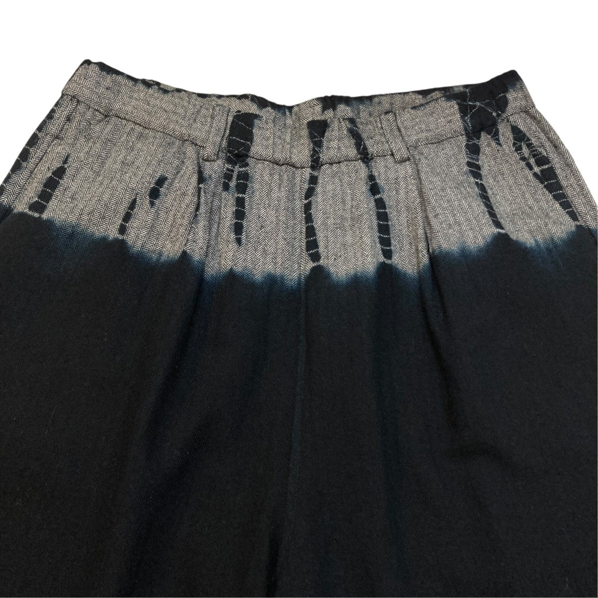 Wool Cashmere Herri Ngbone Wide Trousersイージーパンツ
