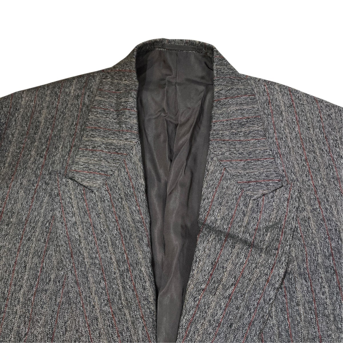 HERRINGBONE DOUBLE BREASTED TAILOR JACKETテーラードジャケット252-06-0003