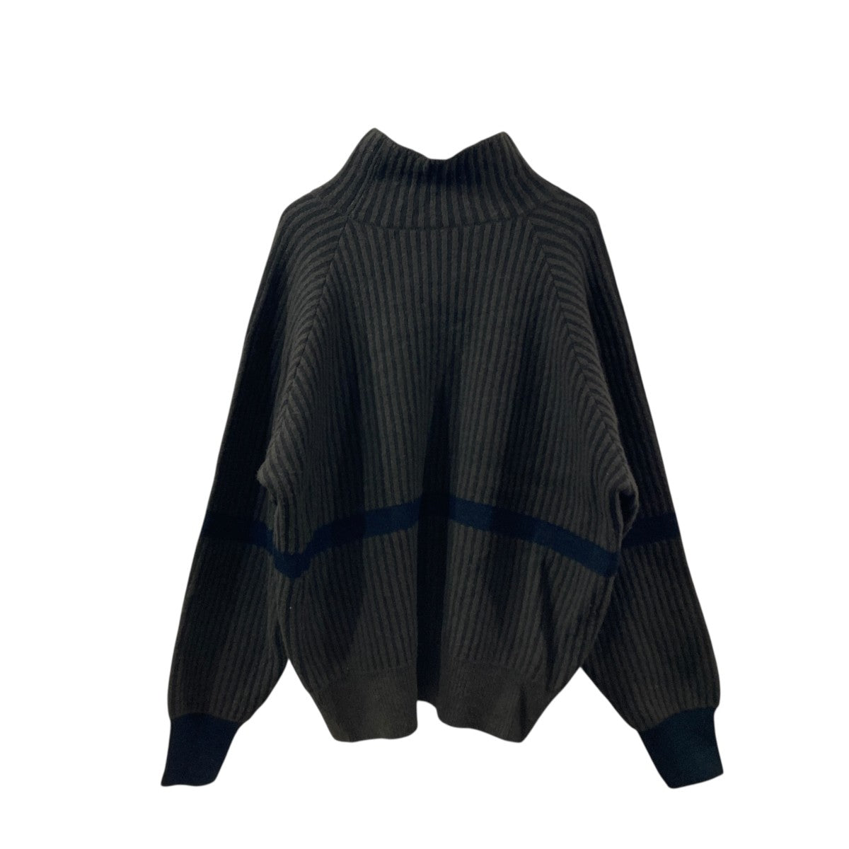Thick Wale Rib High Neck LSタートルネックニットST.456