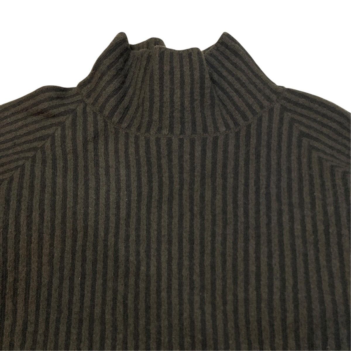 Thick Wale Rib High Neck LSタートルネックニットST.456