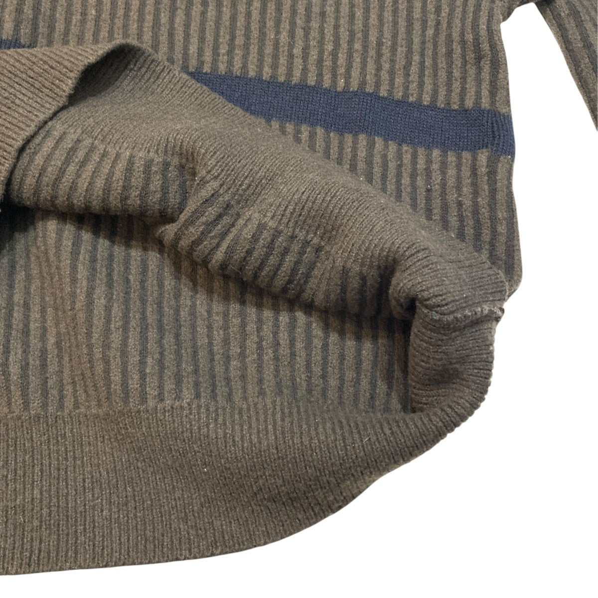 Thick Wale Rib High Neck LSタートルネックニットST.456
