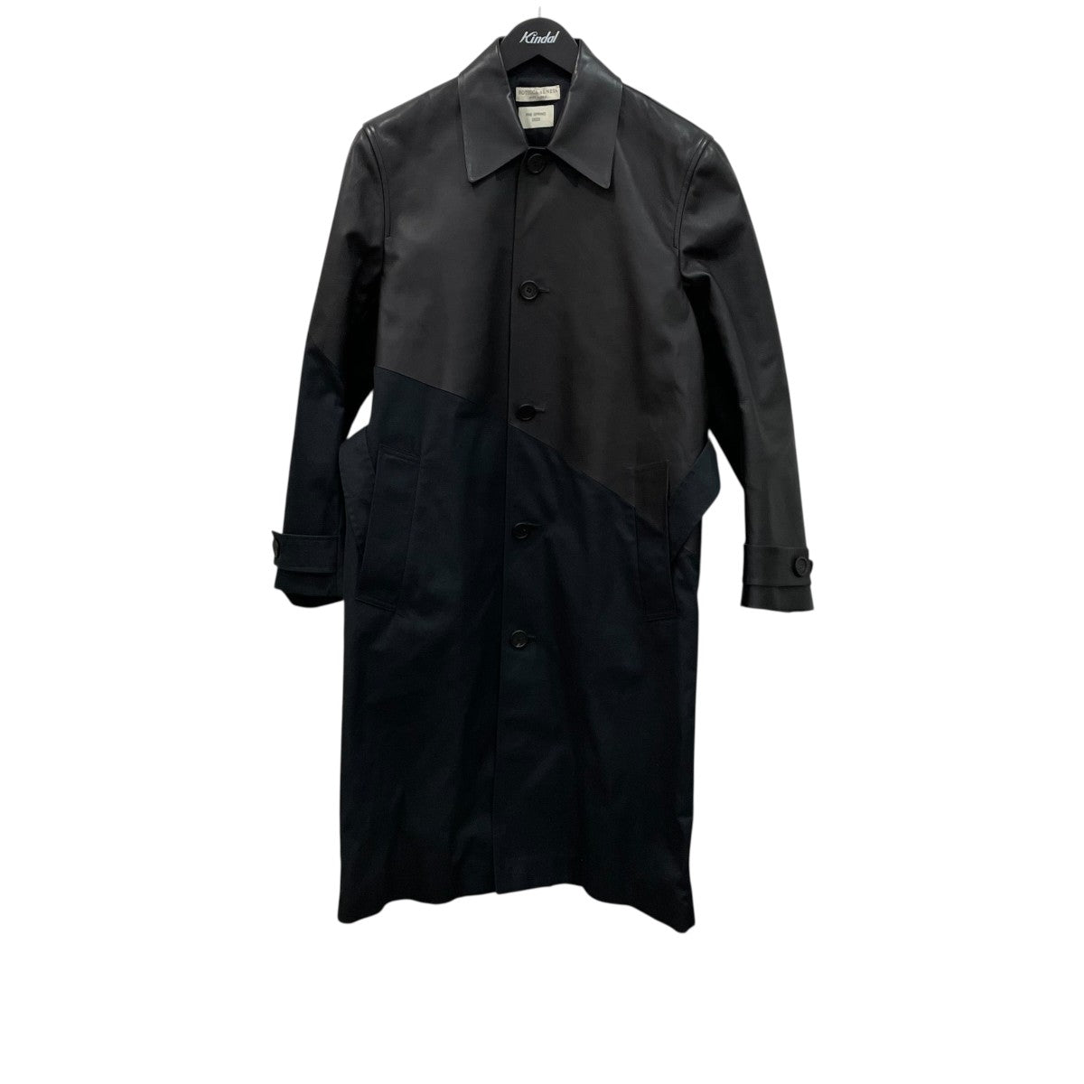 BOTTEGA VENETA レザー切替 トレンチコート613080 VF4F0 古着・中古-1枚目のアイテム画像