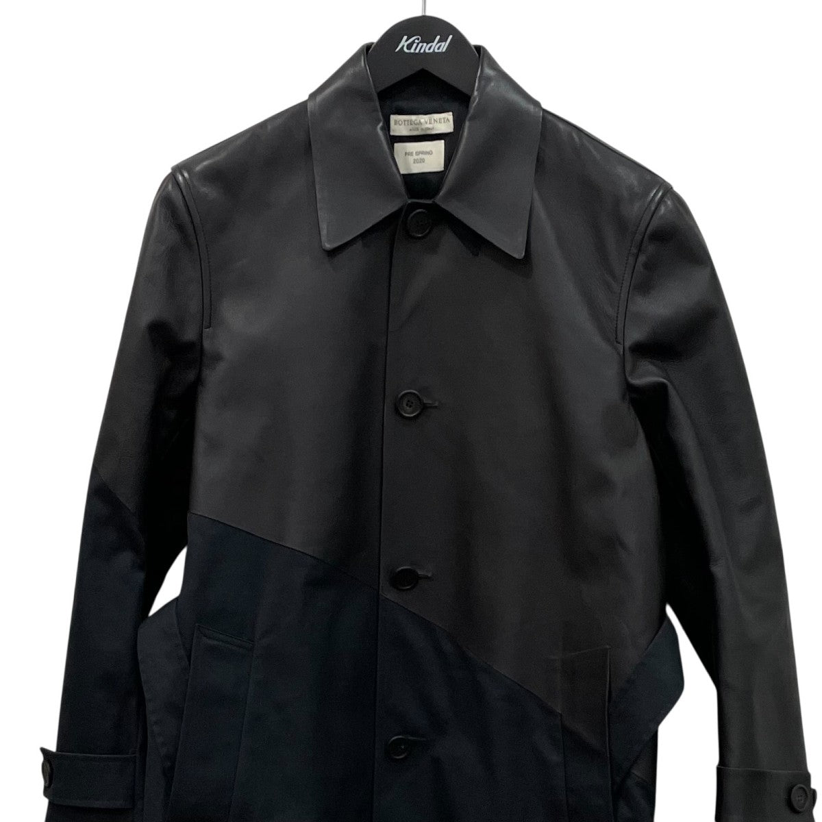 BOTTEGA VENETA レザー切替 トレンチコート613080 VF4F0 古着・中古-3枚目のアイテム画像