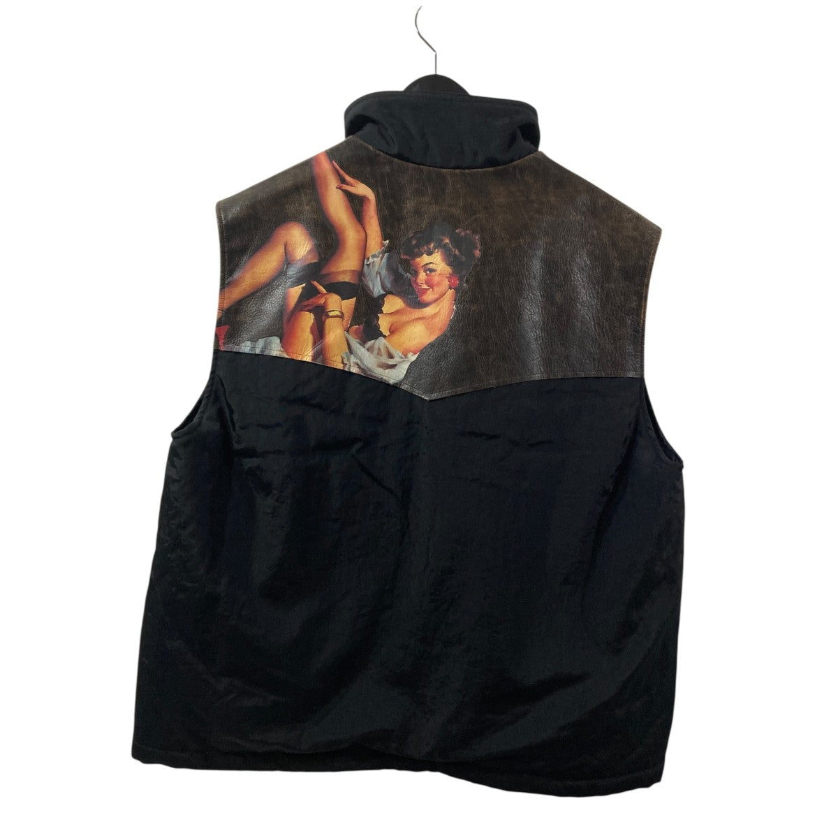 Pinup Girl Batting Nylon Vestベスト20AW V-1