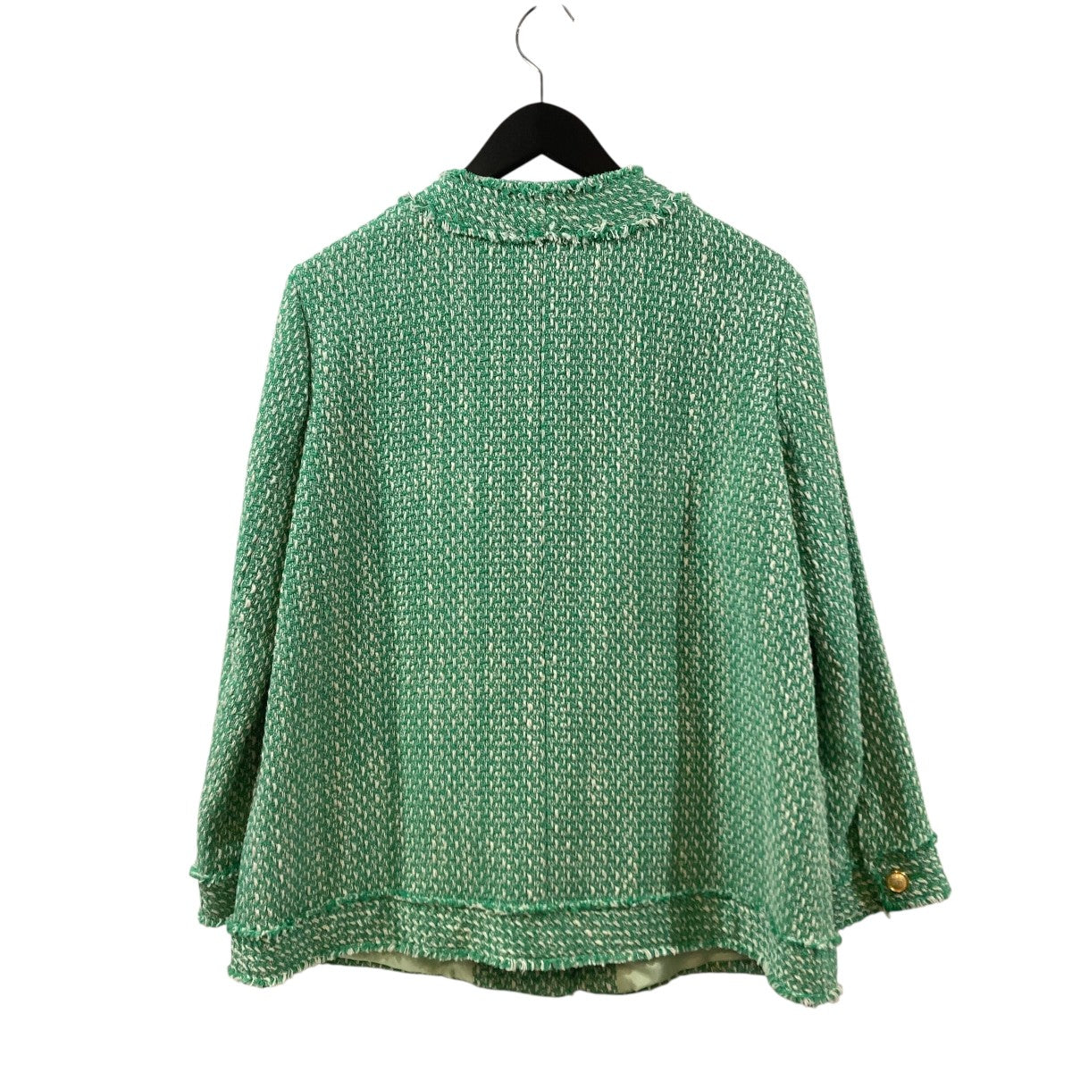 saqui(サキ) ツイードジャケット23SS03 23SS03 グリーン サイズ 38