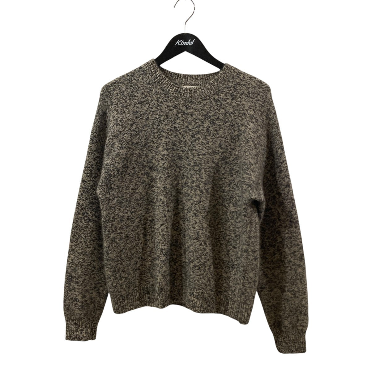 BABY CASHMERE MELANGE KNIT P OカシミヤクルーネックニットA8AP03BT