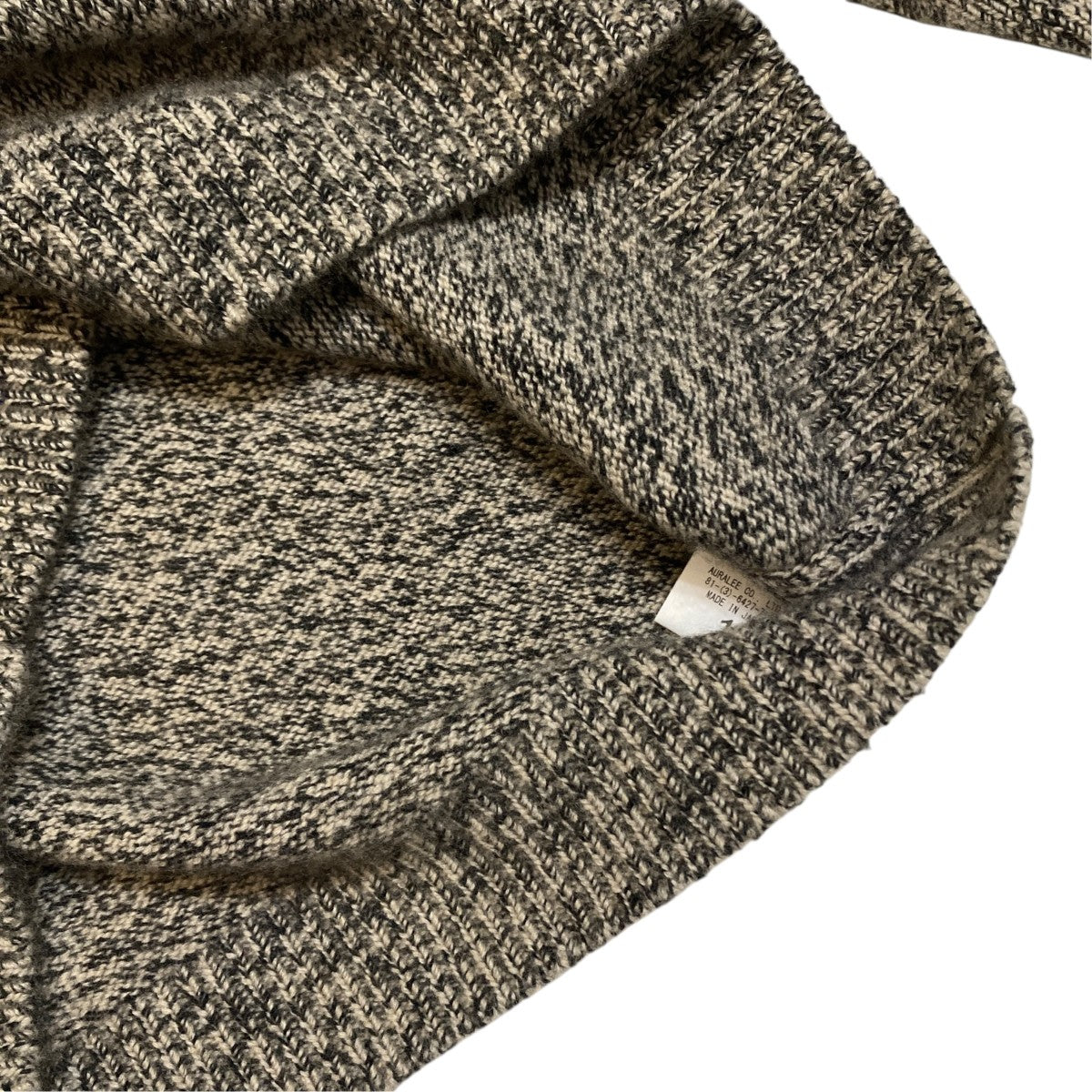 BABY CASHMERE MELANGE KNIT P OカシミヤクルーネックニットA8AP03BT