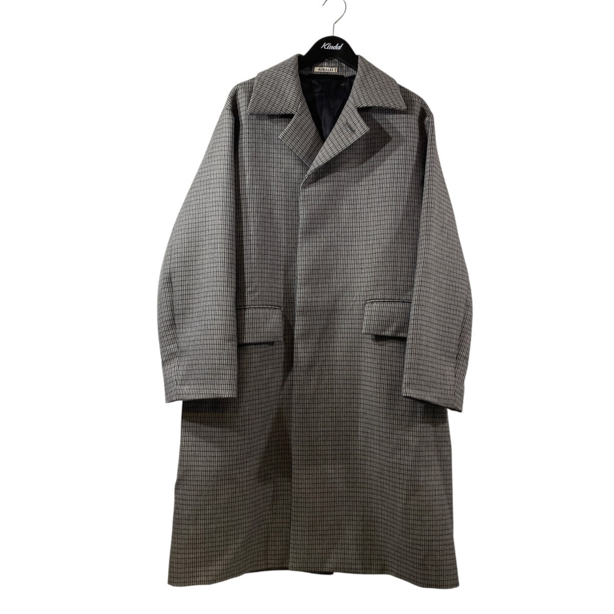 DOUBLE FACE CHECK SOUTIEN COLLAR COATコートA9AC01BN