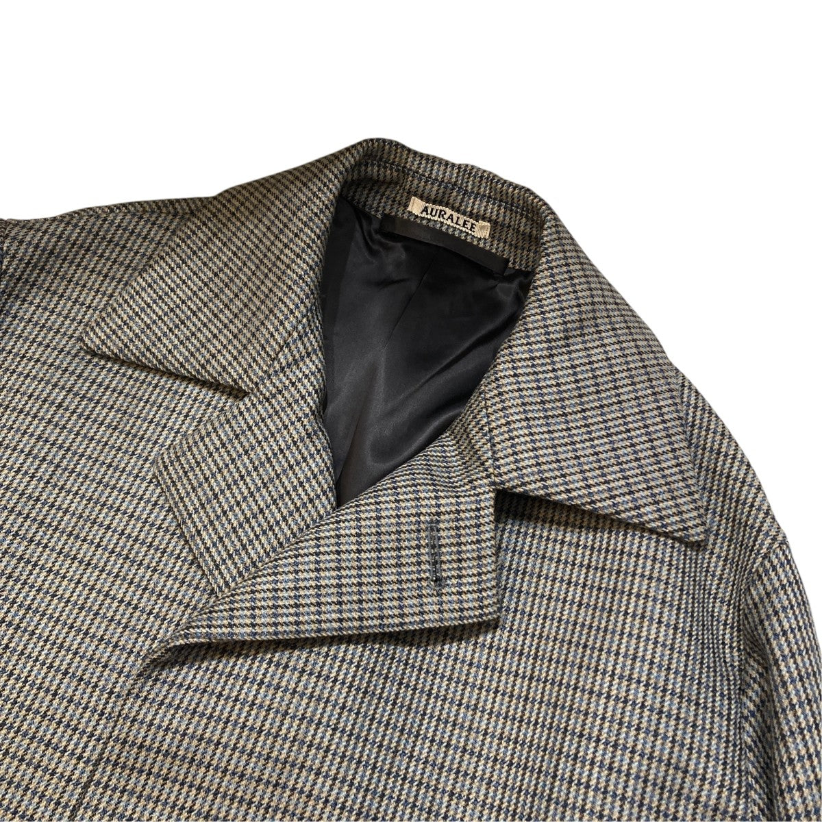 DOUBLE FACE CHECK SOUTIEN COLLAR COATコートA9AC01BN
