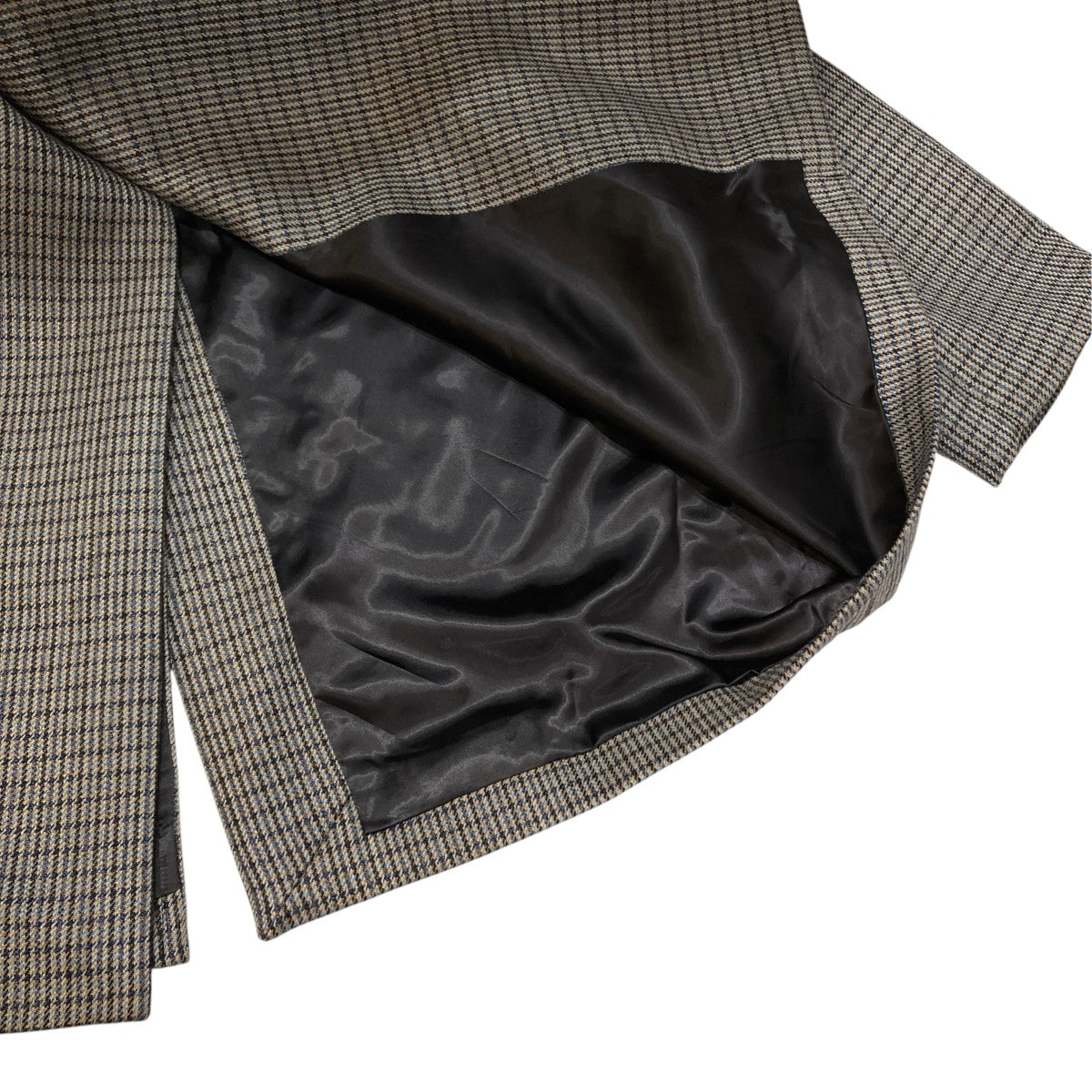 DOUBLE FACE CHECK SOUTIEN COLLAR COATコートA9AC01BN