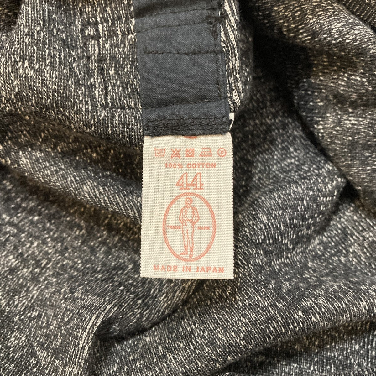Interknit Rib Henley Neck Long Sleeveカットソー