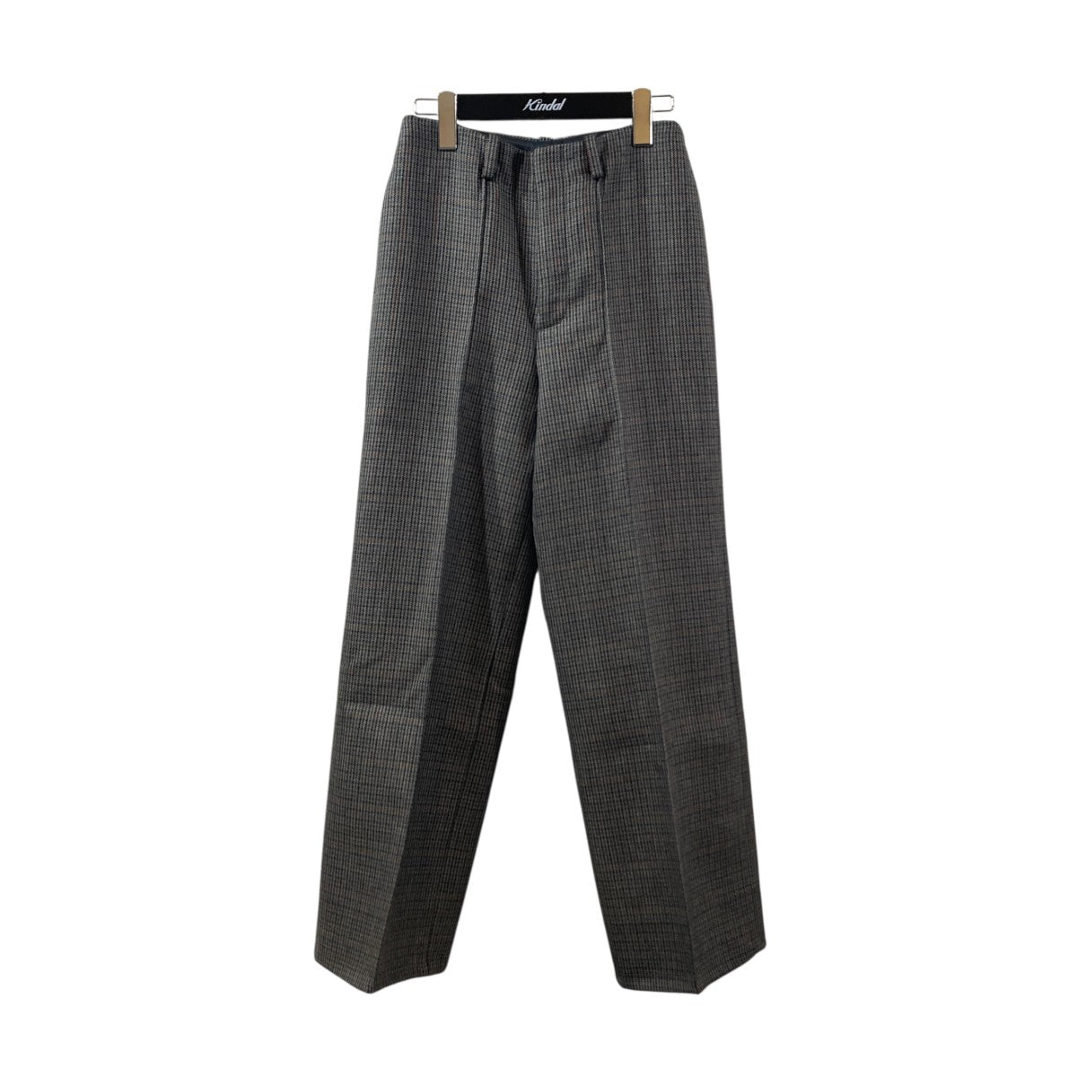 DOUBLE FACE CHECK WIDE SLACKSチェックチェックパンツA8AP05BN