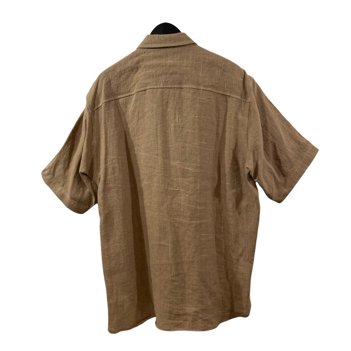 AURALEE LINEN SUMMER TWEED HALF SLEEVED SHIRTS半袖シャツA9SS02LS 古着・中古-2枚目のアイテム画像