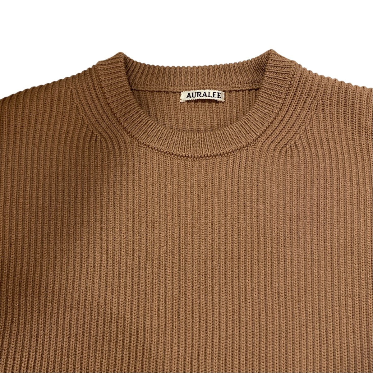 SUPER FINE WOOL RIB KNIT BIG P OニットA7AP02PK