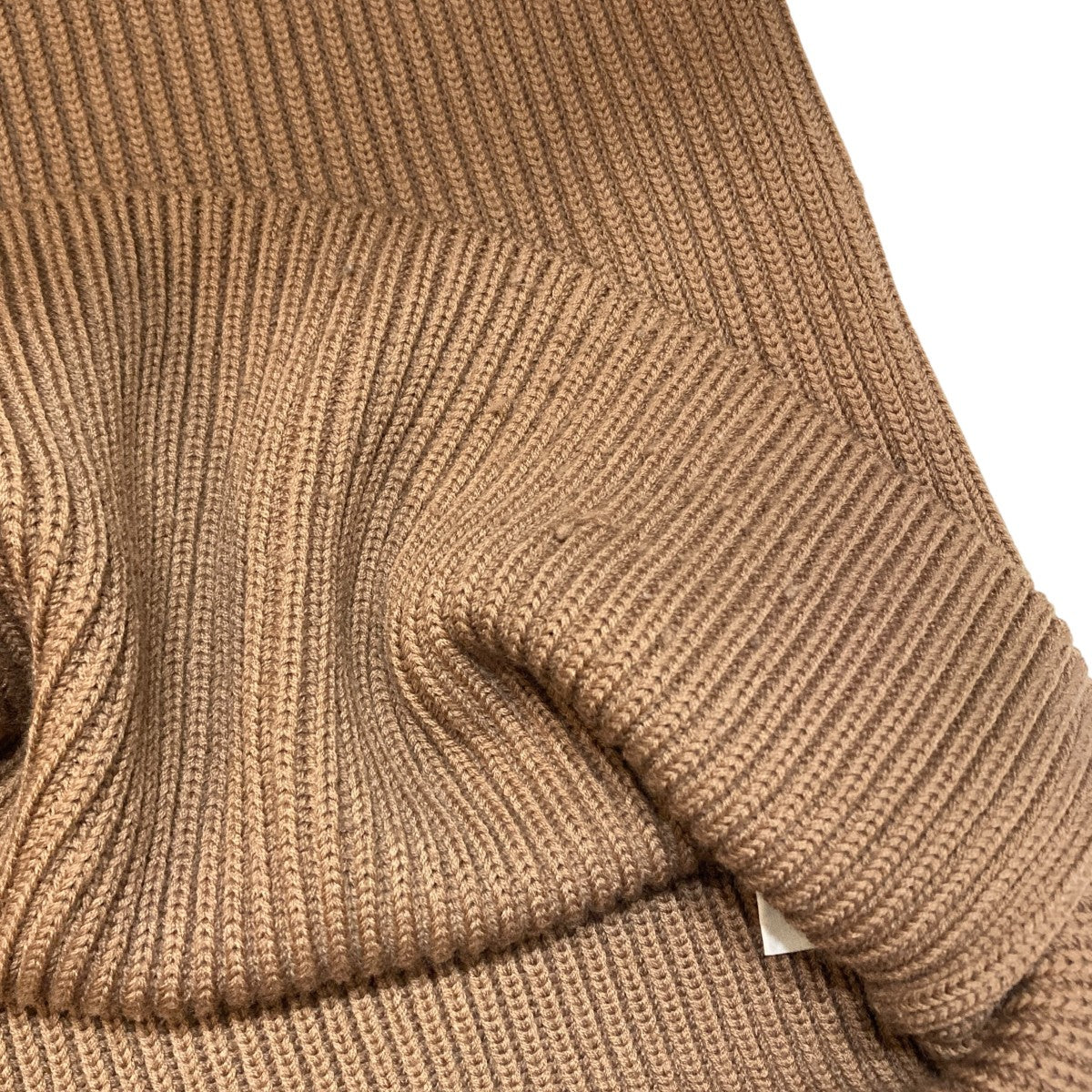 SUPER FINE WOOL RIB KNIT BIG P OニットA7AP02PK