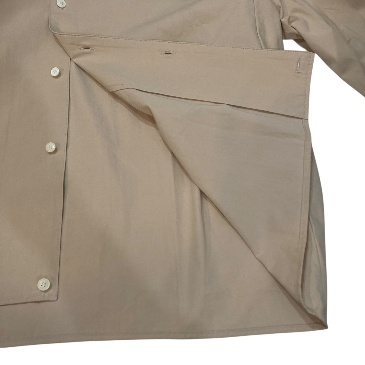 nonnotte Draping Seamless CollarShirts長袖シャツN-24A-006 古着・中古-5枚目のアイテム画像