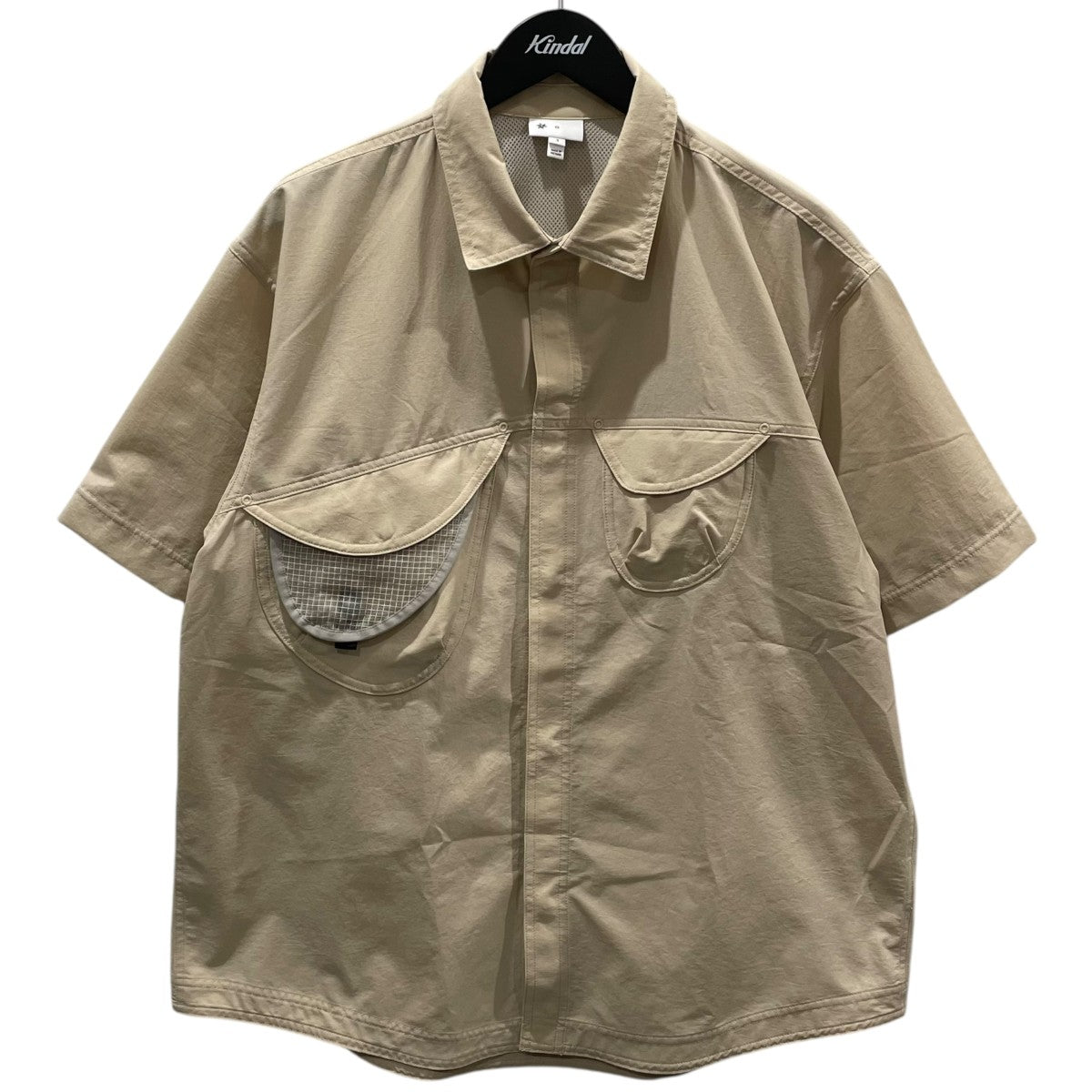 Goldwin 0 25SS 半袖シャツ S／S Asymmetric Camp Shirt ショートスリーブ アシンメトリック キャンプシャツ GZ55103 古着・中古-1枚目のアイテム画像
