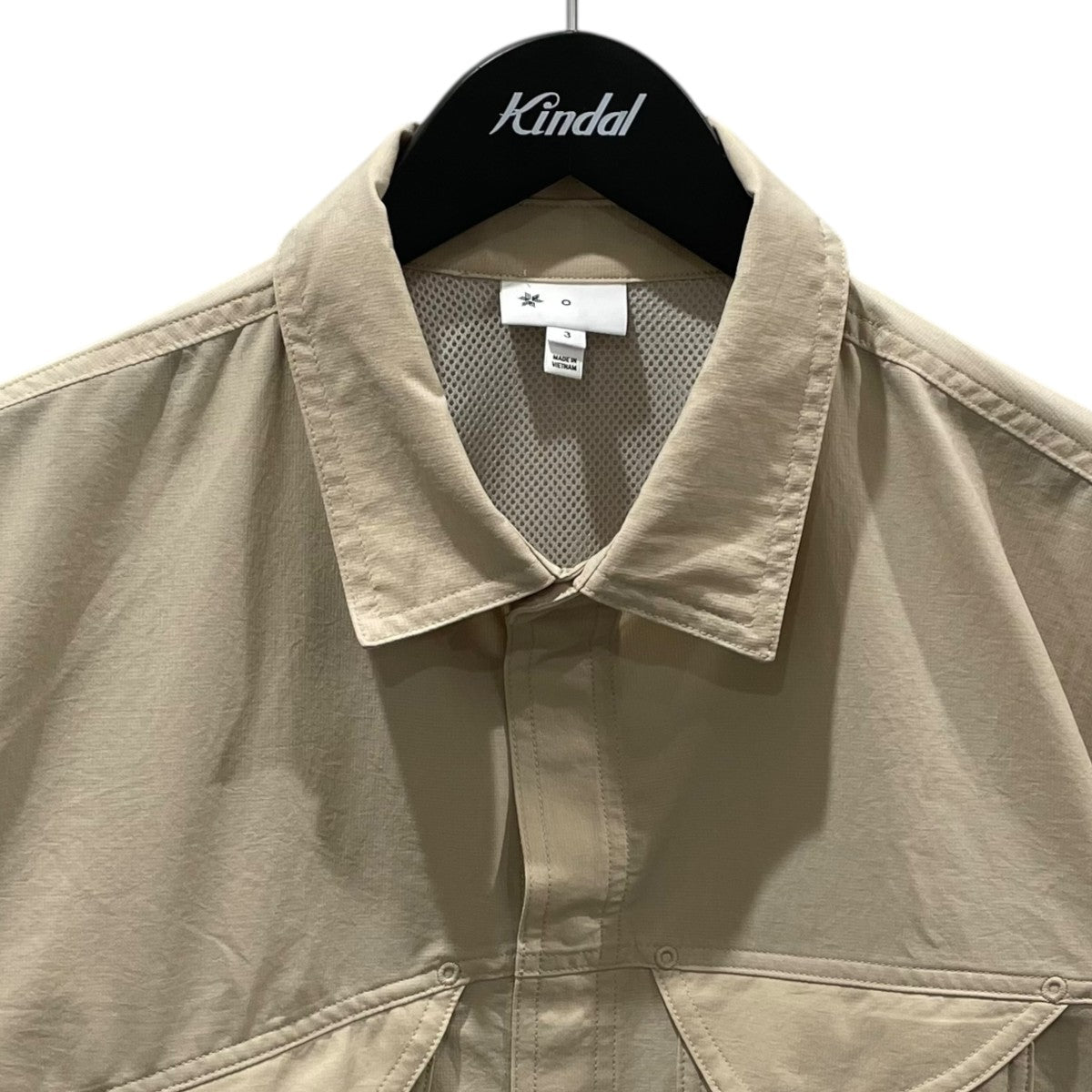 Goldwin 0 25SS 半袖シャツ S／S Asymmetric Camp Shirt ショートスリーブ アシンメトリック キャンプシャツ GZ55103 古着・中古-3枚目のアイテム画像