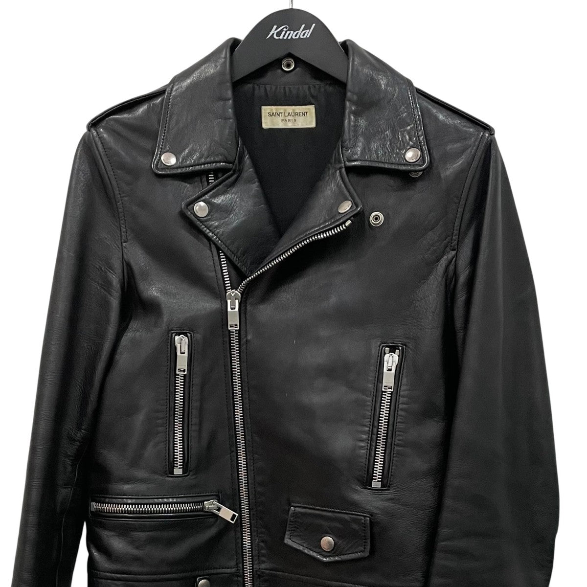 Saint Laurent Paris Classic Motorcycle Jacketライダースジャケット397290 古着・中古-3枚目のアイテム画像