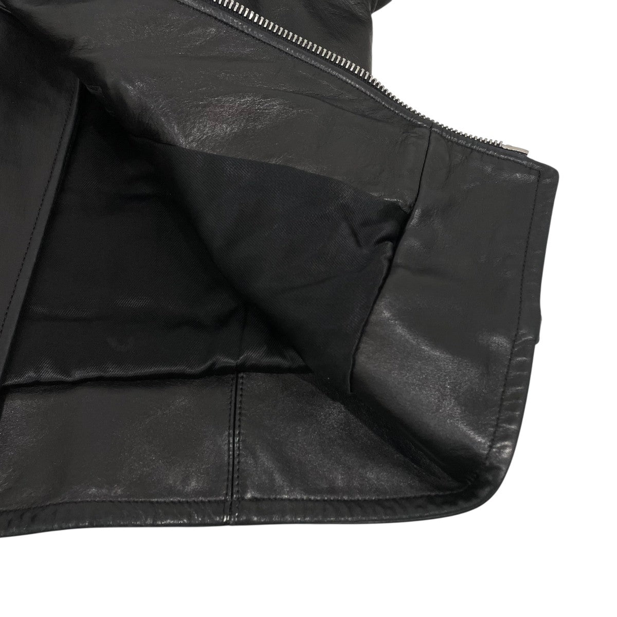 Saint Laurent Paris Classic Motorcycle Jacketライダースジャケット397290 古着・中古-5枚目のアイテム画像