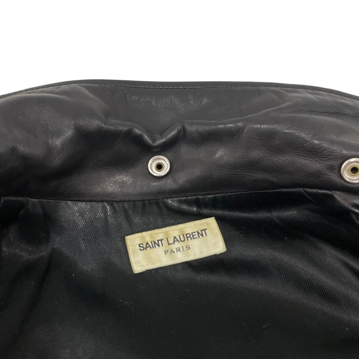 Saint Laurent Paris Classic Motorcycle Jacketライダースジャケット397290 古着・中古-6枚目のアイテム画像