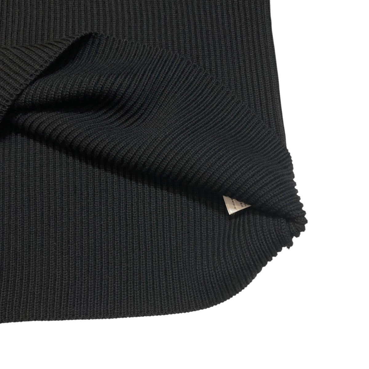 SOLID WOOL RIB CREW NECKニットBN-22FW-036