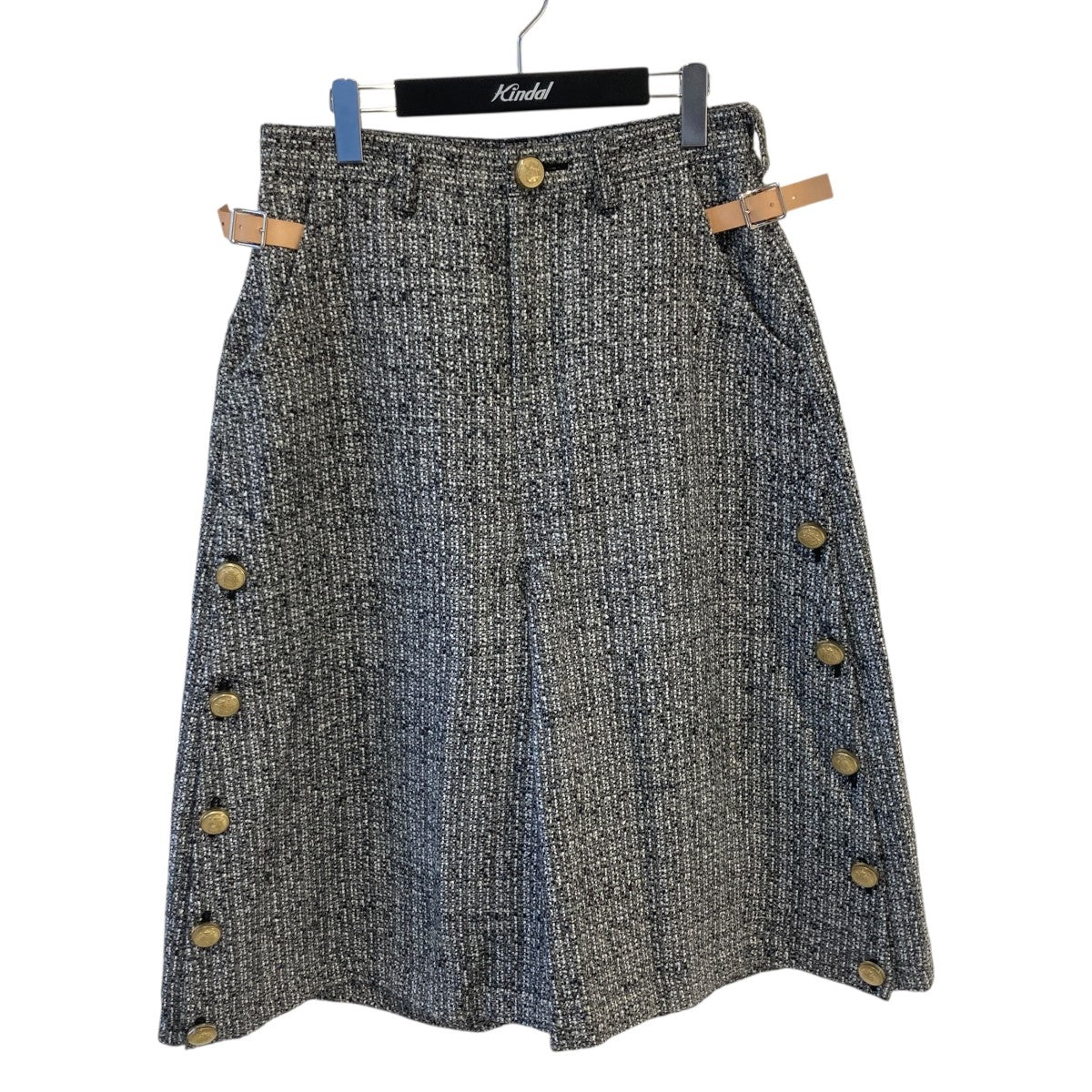 anrealage homme 07AWBUTTON TWEED SHORTSハーフパンツ 古着・中古-1枚目のアイテム画像