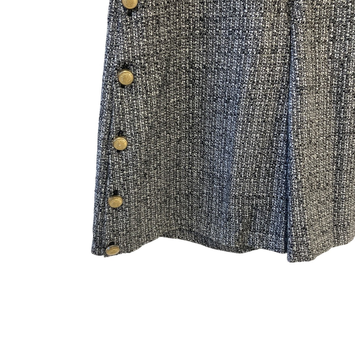 anrealage homme 07AWBUTTON TWEED SHORTSハーフパンツ 古着・中古-4枚目のアイテム画像