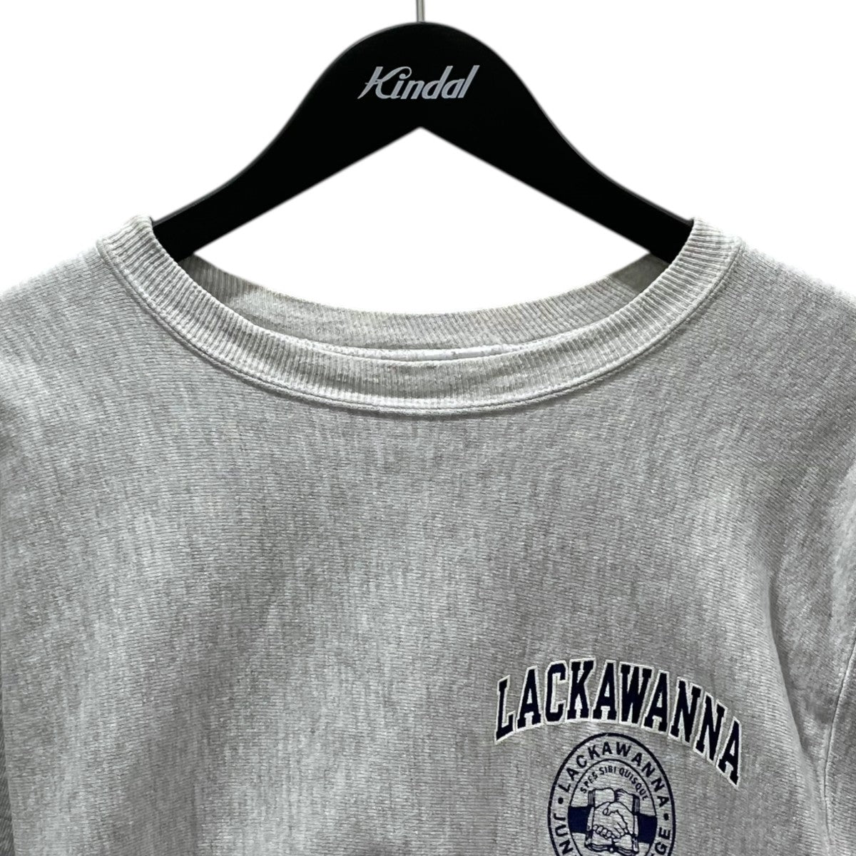 Champion 90s スウェットトレーナー LACKAWANNA JUNIOR COLLEGE ラカワナ ジュニア カレッジ REVERSE WEAVE リバースウィーブ 古着・中古-3枚目のアイテム画像
