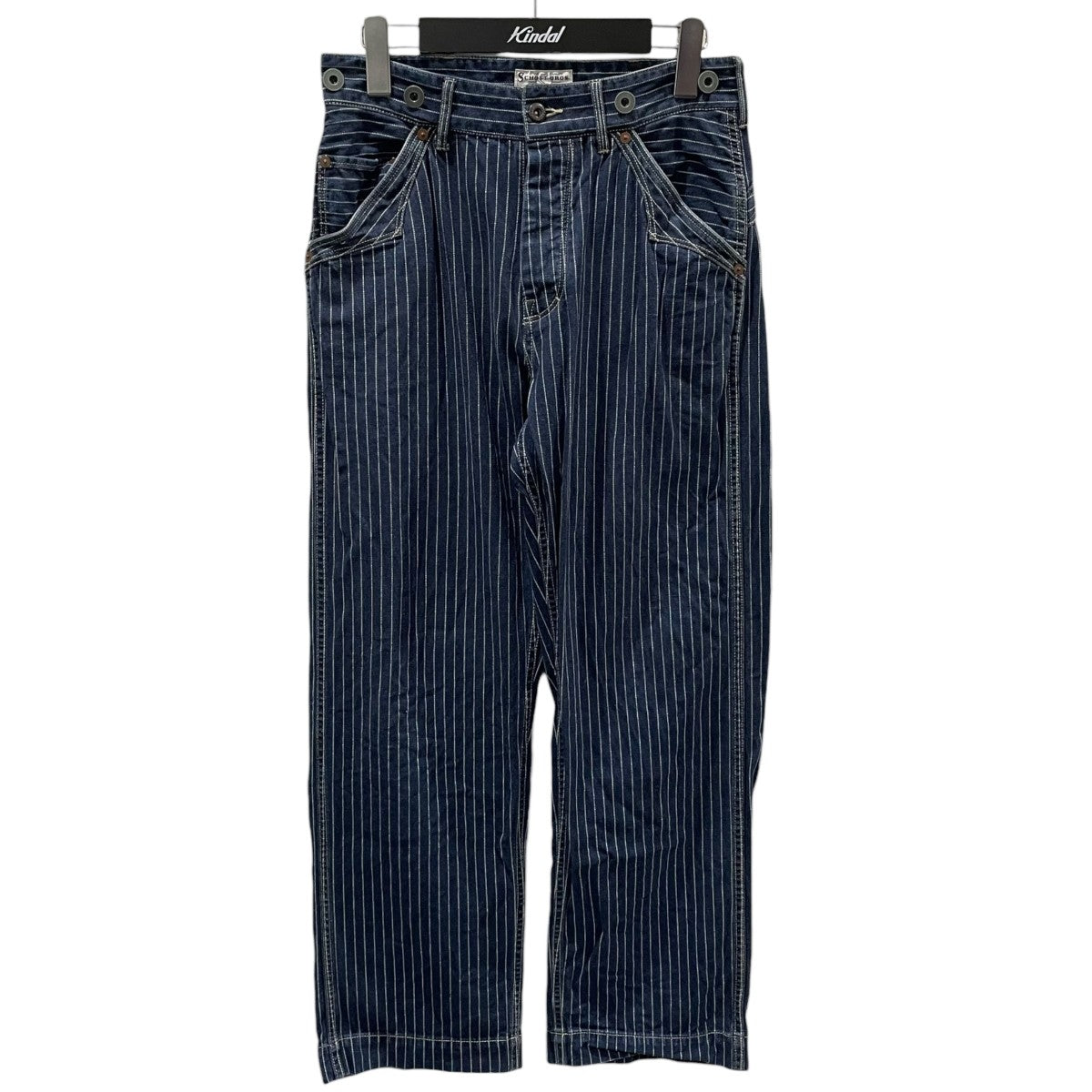 ストライプ柄デニムパンツ OLD HICKORY DENIM PANTS オールドヒッコリー デニムパンツ 782-3911008