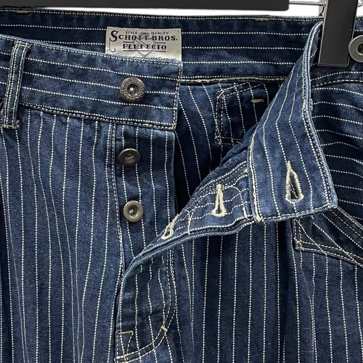 ストライプ柄デニムパンツ OLD HICKORY DENIM PANTS オールドヒッコリー デニムパンツ 782-3911008