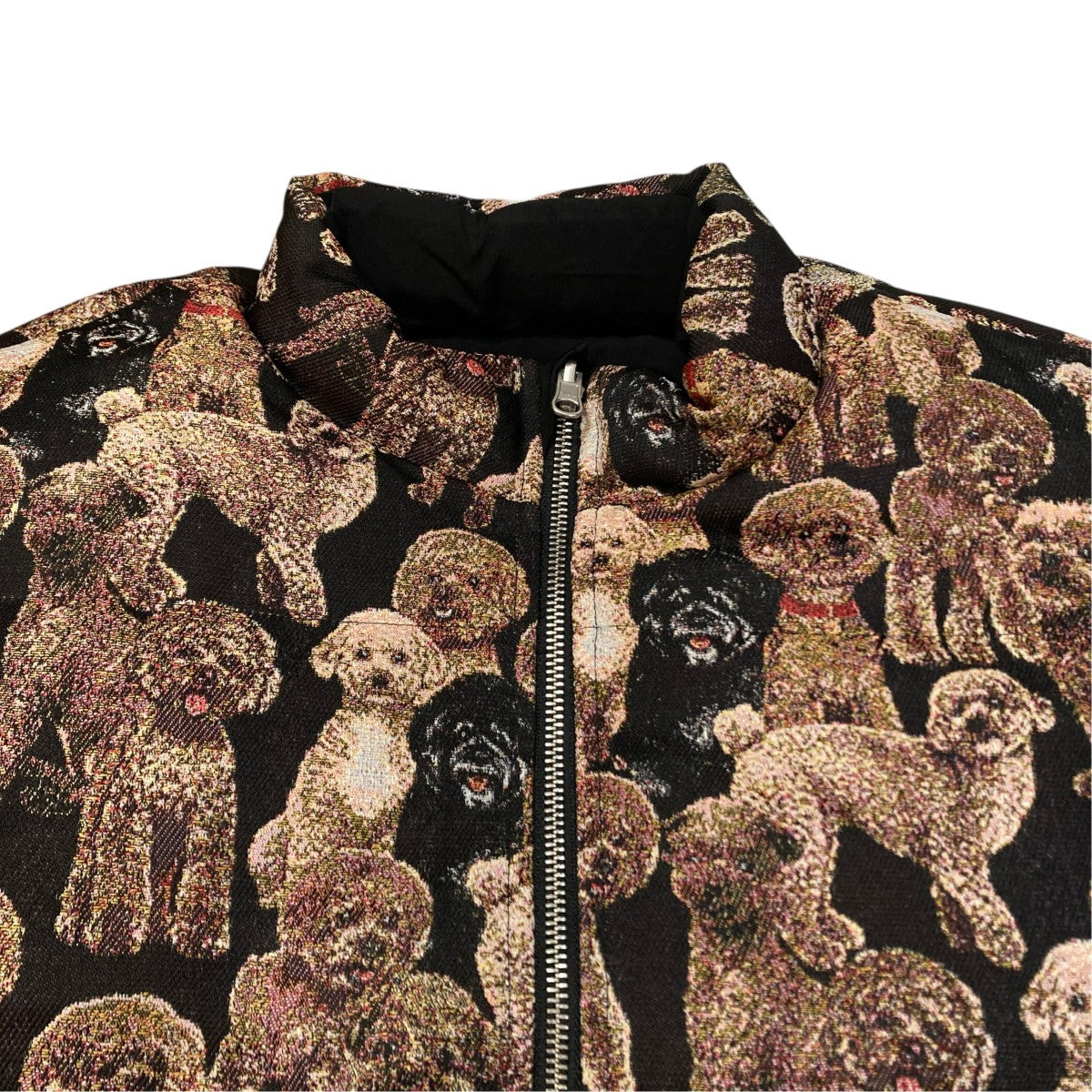 POODLE REVERSIBLEPUFFER JACKET犬中綿ジャケットBBFW24-JK01