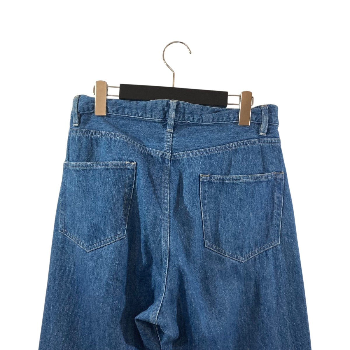 AURALEE SELVEDGE LIGHT DENIM PANTSデニムパンツA22AP02SD 古着・中古-6枚目のアイテム画像