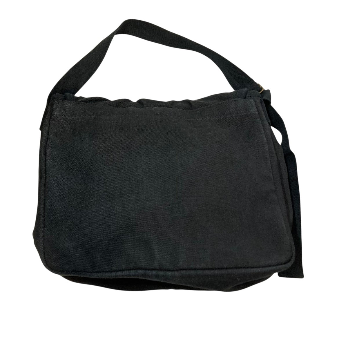 COMOLI(コモリ) ヘンプダックショルダーバッグ ブラック｜【公式