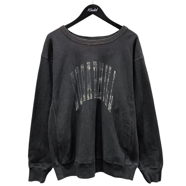 SUGARHILL(シュガーヒル) 23AW 加工スウェットトレーナー COLLEGE 
