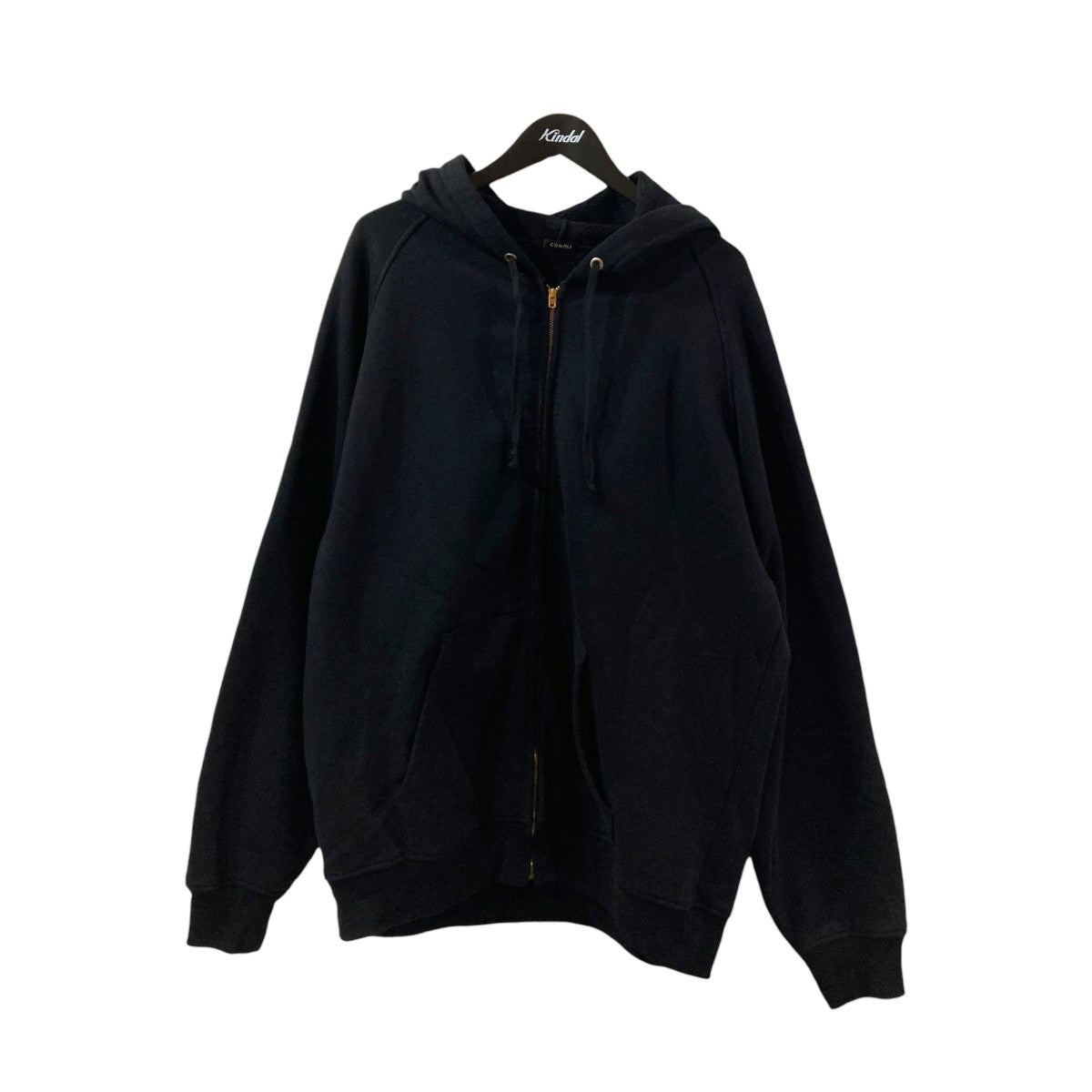 COMOLI コットン裏毛ジップパーカジップパーカーC03-05001 古着・中古-1枚目のアイテム画像