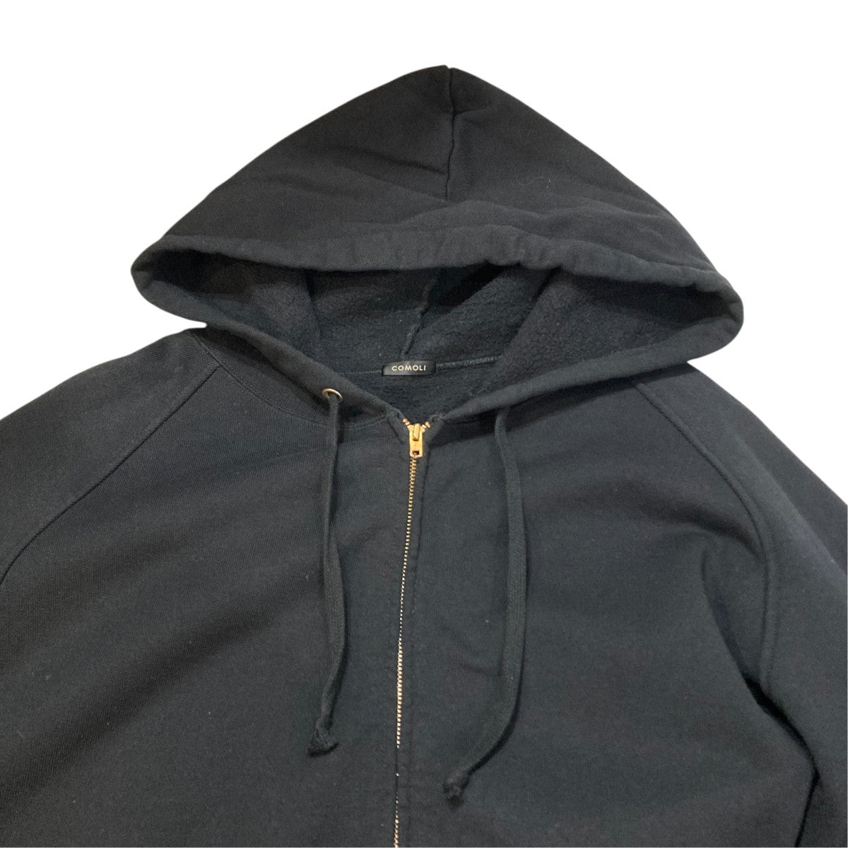 COMOLI コットン裏毛ジップパーカジップパーカーC03-05001 古着・中古-3枚目のアイテム画像