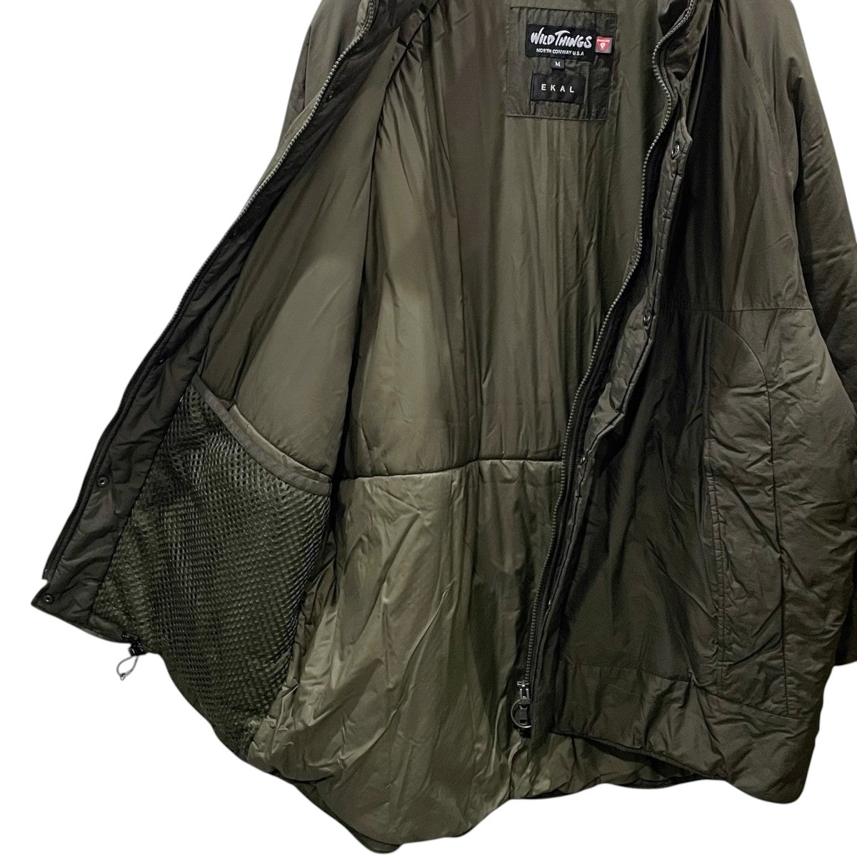 WILD THINGS×EKAL 21AW 中綿ジャケット MONSTER PARKA モンスターパーカー WT21532SN-EK 古着・中古-4枚目のアイテム画像