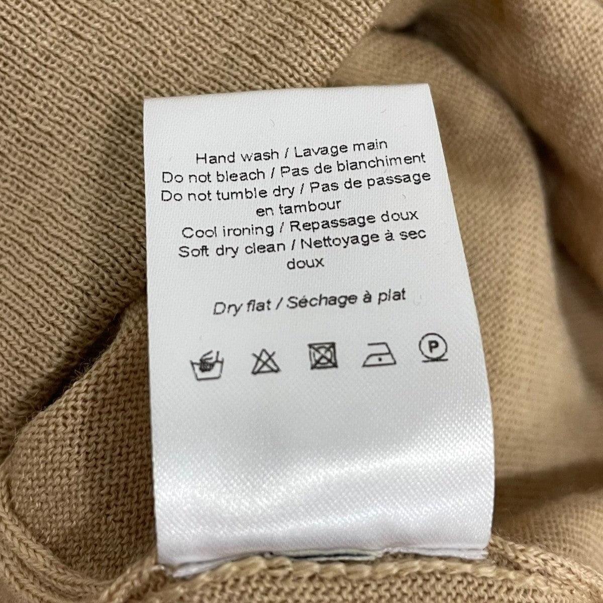 LEMAIRE Wool TurtleneckタートルネックニットM 203 KN191 LK105 古着・中古-7枚目のアイテム画像