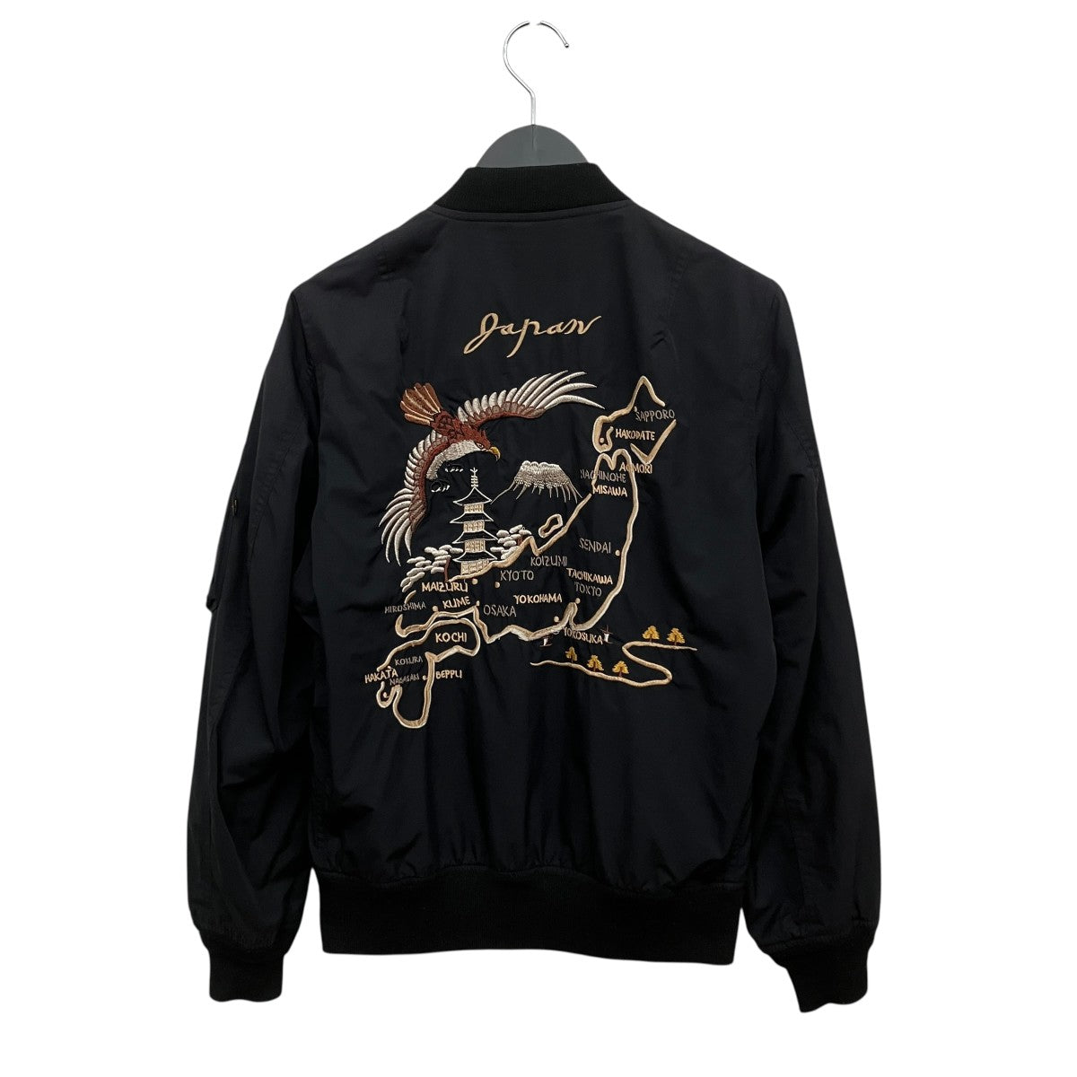 ALPHA INDUSTRIES スカジャン 日本製 ALPHA INDUSTRIES アルファ インダストリーズ MA-1 スカジャン 日本