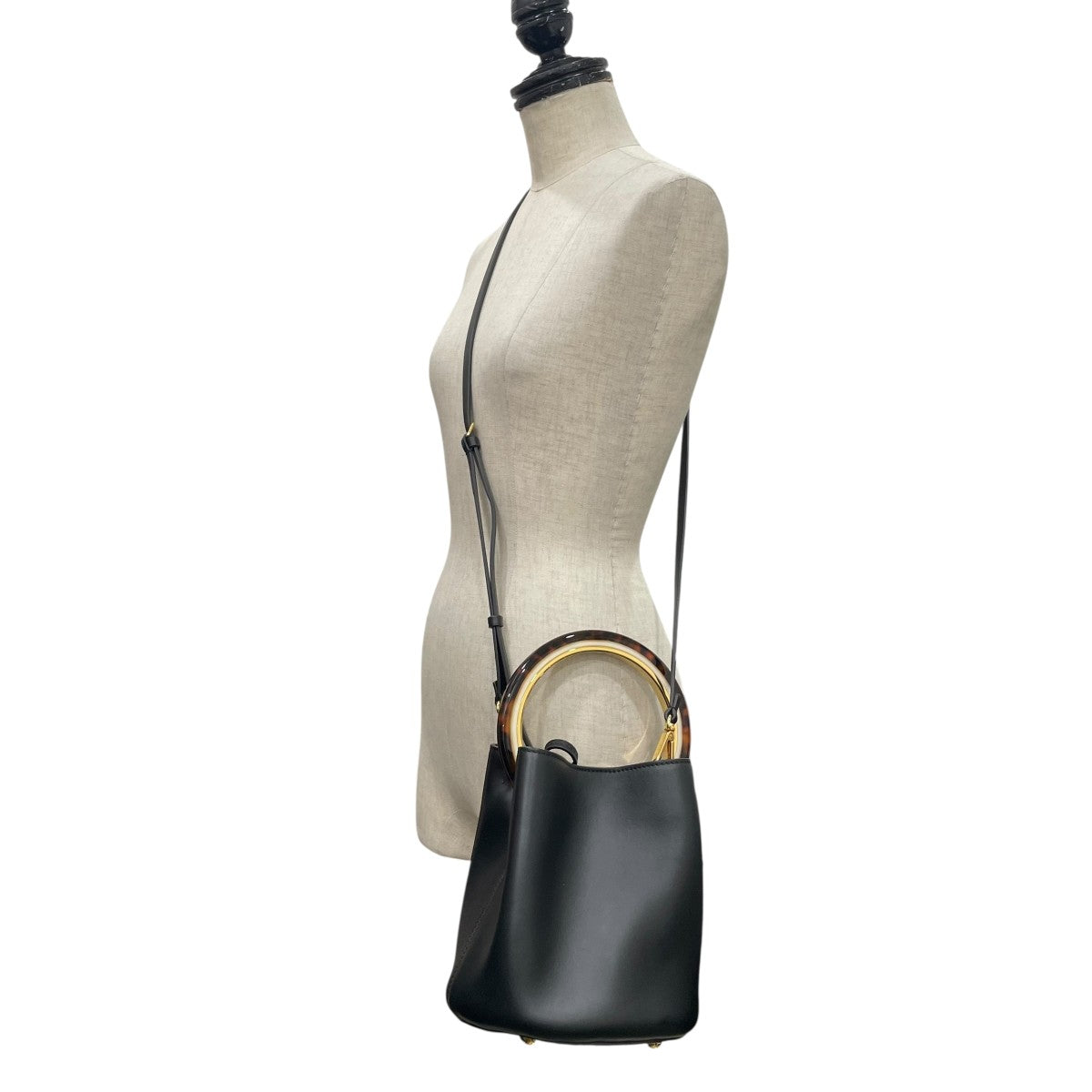 MARNI サークルハンドル バケットバッグ2WAYショルダーバッグSCMPU09NO1 古着・中古-7枚目のアイテム画像