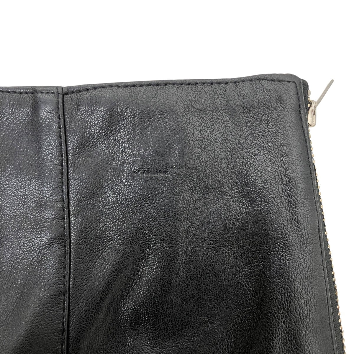 レザーライクIラインロングレザースカート12-05-24-05031