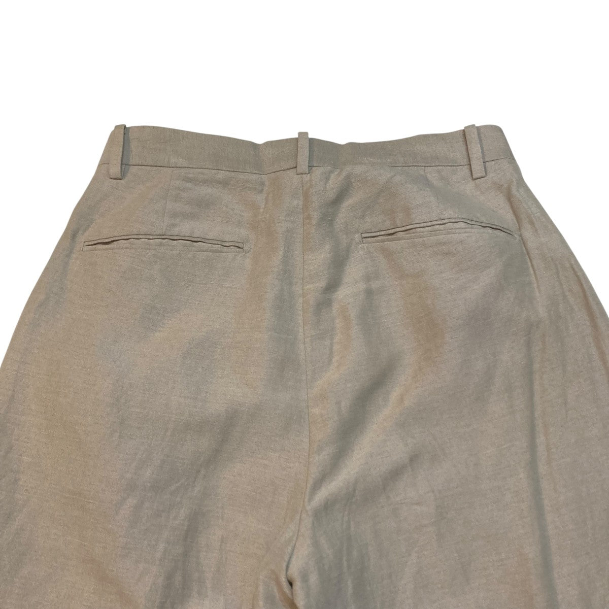 W Li 2tuck Wide Tapered TrousersスラックスパンツNEP-SS2503M