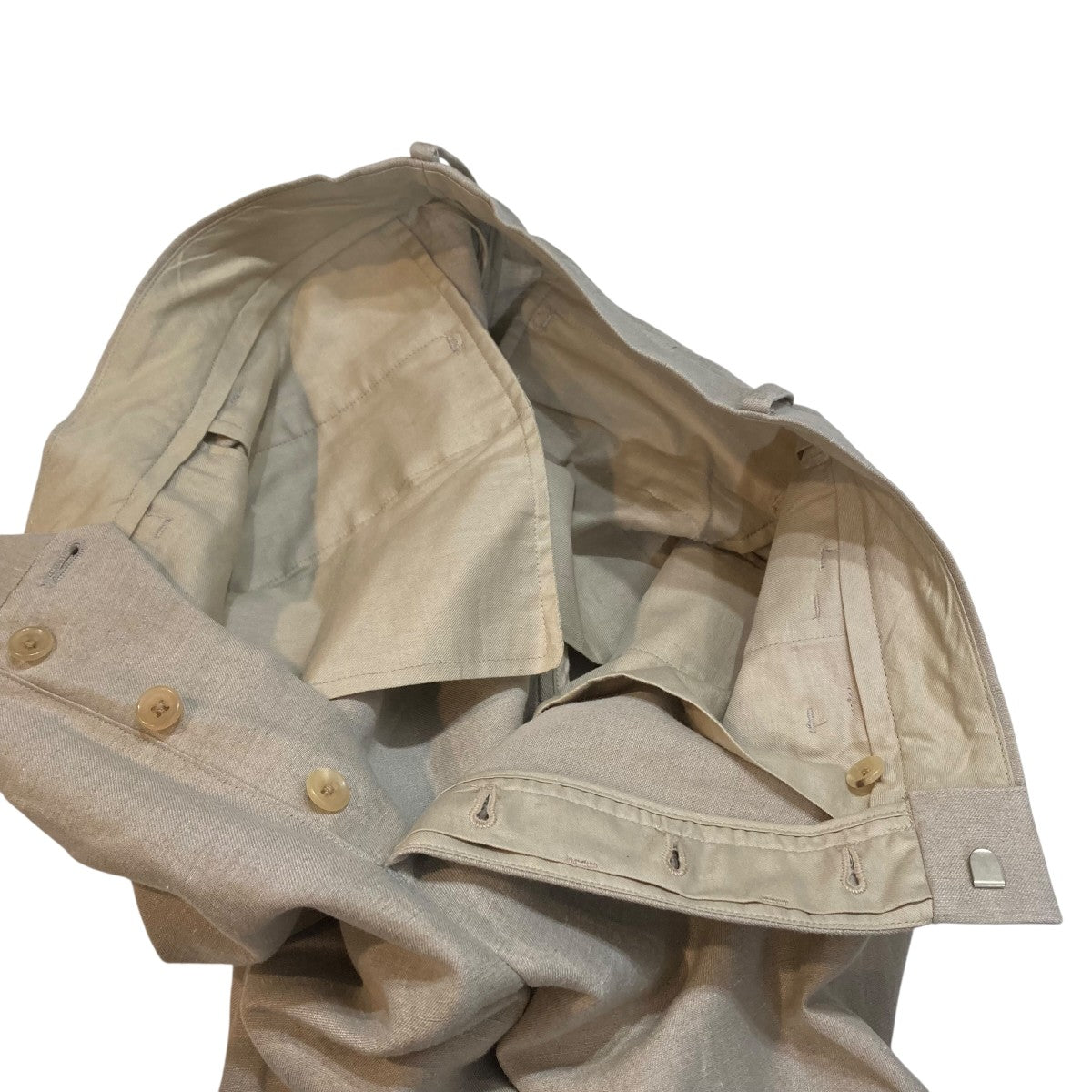 W Li 2tuck Wide Tapered TrousersスラックスパンツNEP-SS2503M