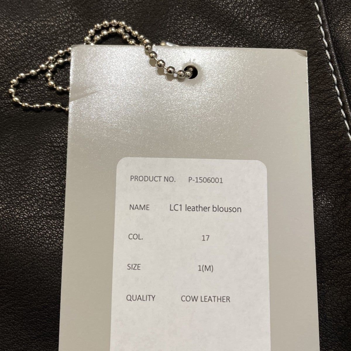 LC1 Leather BlousonレザージャケットP-1506001