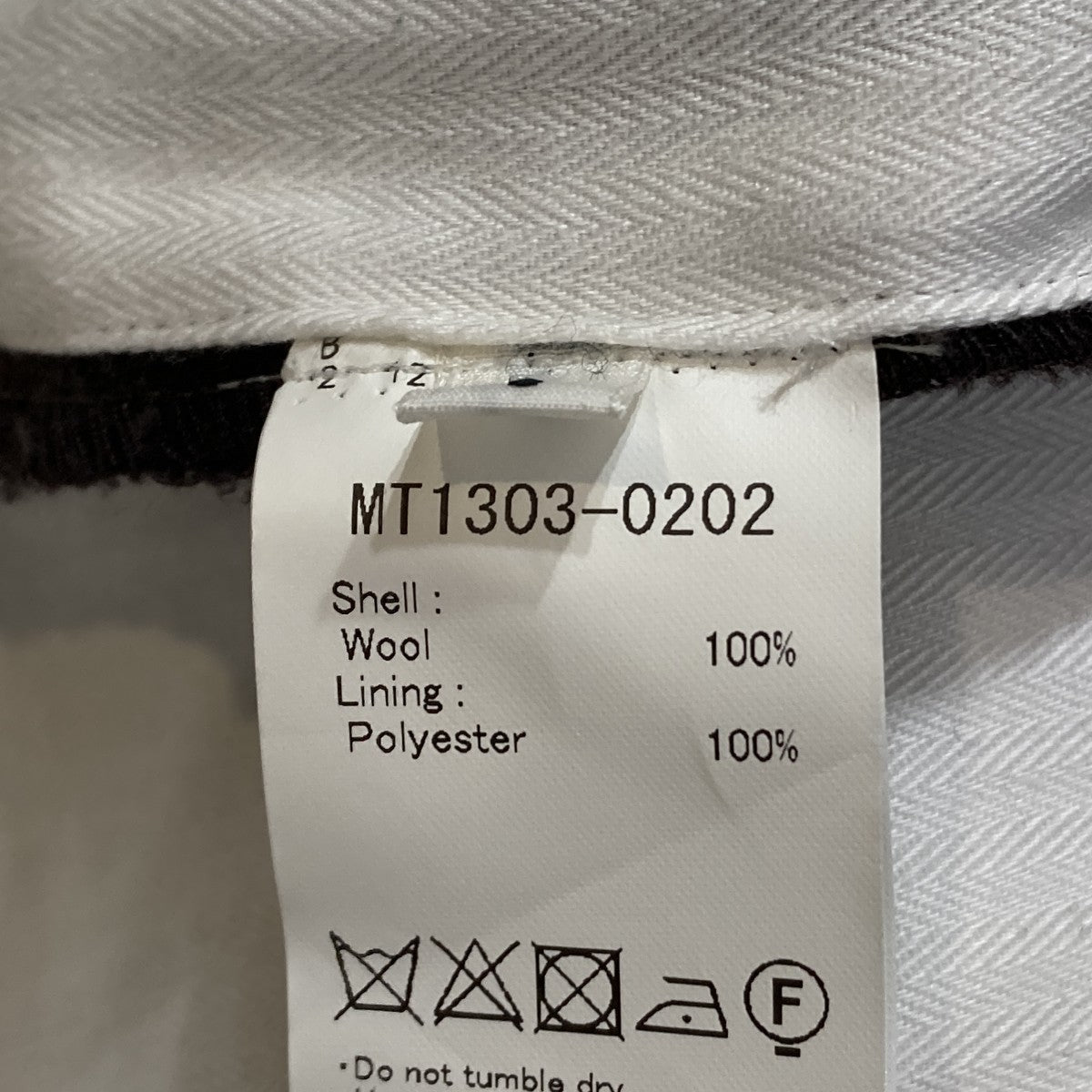 2TUCK TROUSERSスラックスMT1303-0202