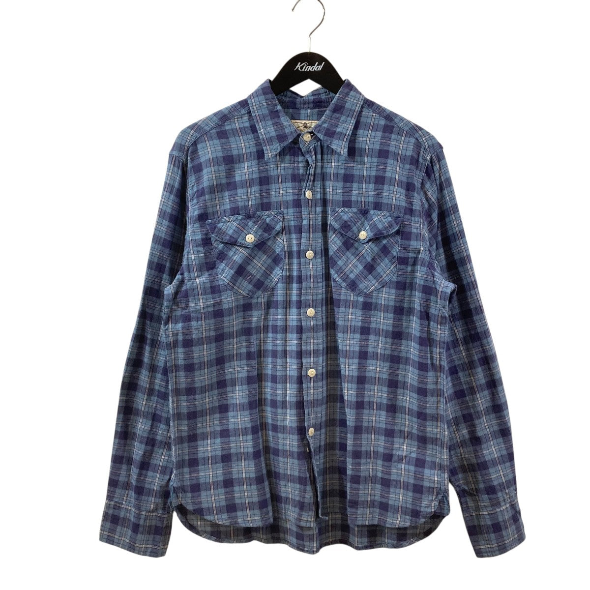 CTN LNN PLAID WORKSHIRTワークチェックシャツ111-11-4470