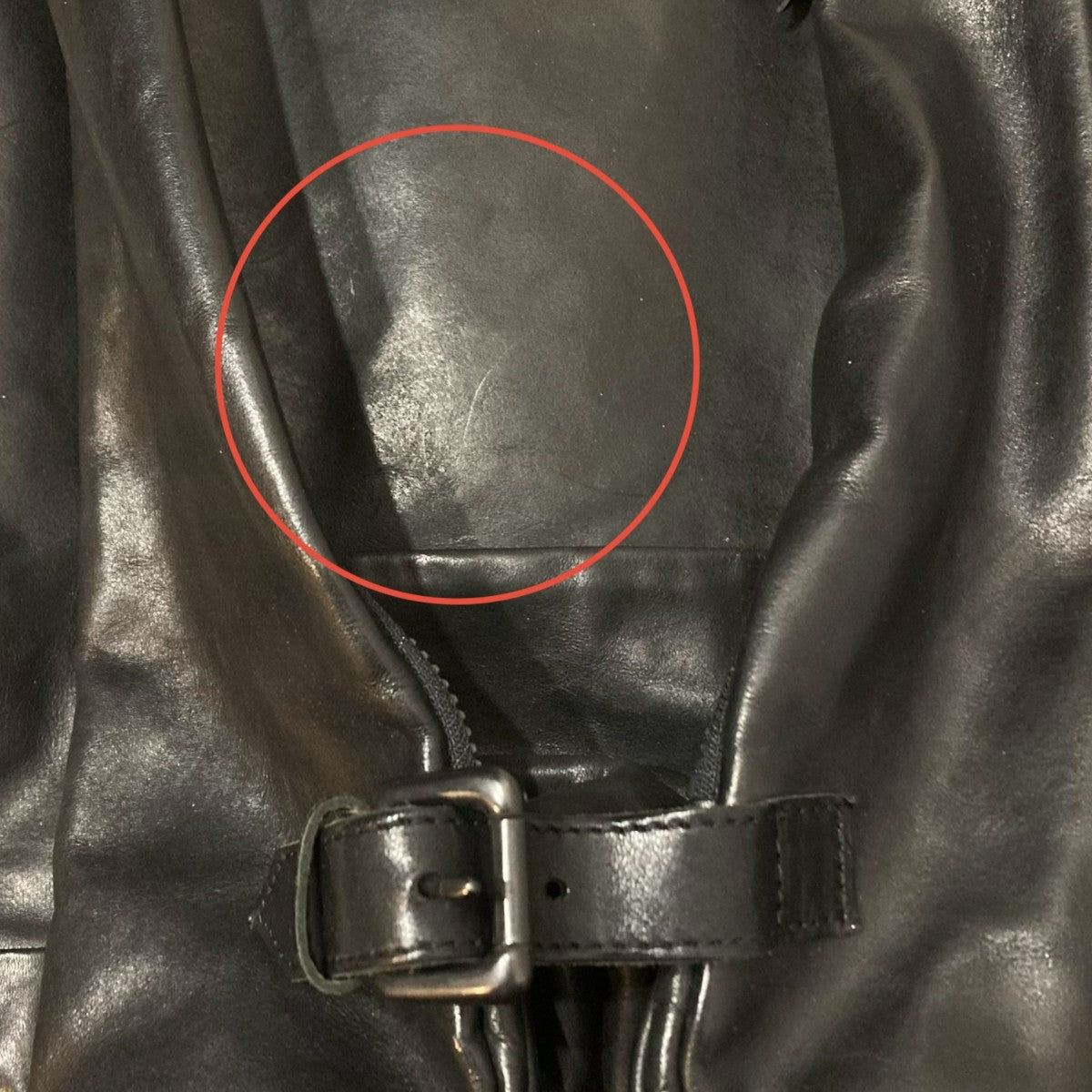Athletic Sack W Pit Shrink Cow Leatherバックパック